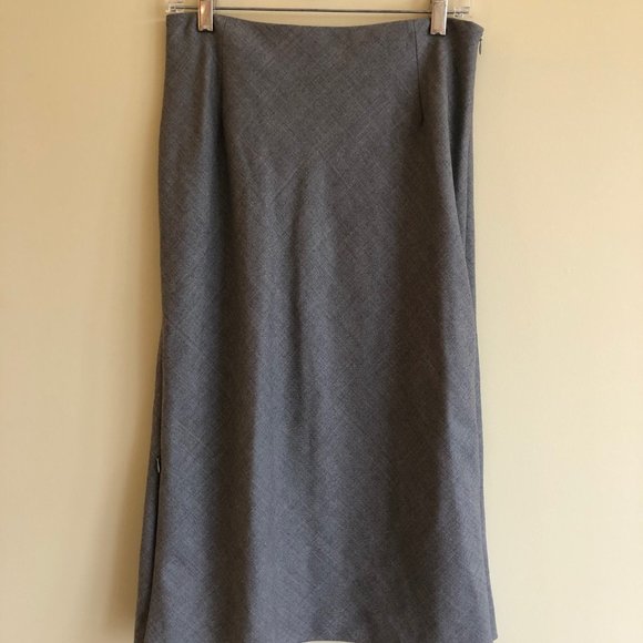 Susan Lazar Light Grey 100% Worsted Wool Suit - Picture 4 of 7